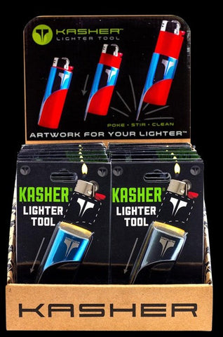 Kasher Classic Tool for BIC Lighters – 18 Pack