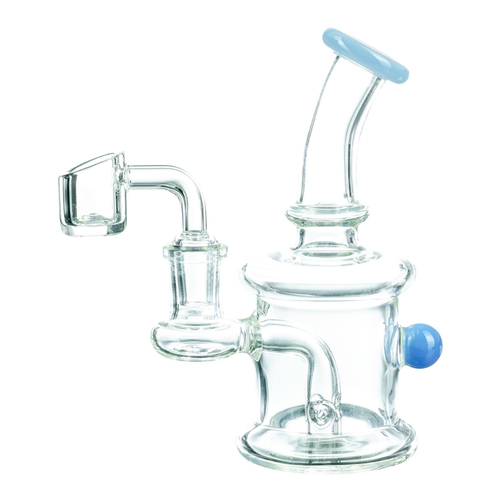 Marble Accented Honeypot Dab Rig: A Sweet Treat for Your Dabs
