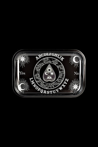 Ouija Board Metal Rolling Tray: A Spooky and Smooth Accessory for Your Smoking Sessions